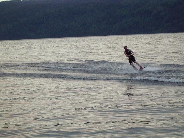 this was my first time wakeboarding, being towed by a sea doo