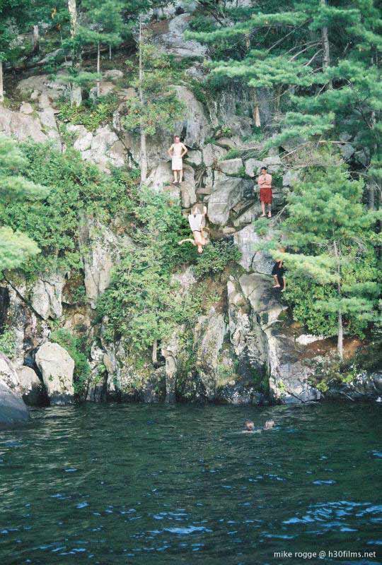 Backflip off the cliffs