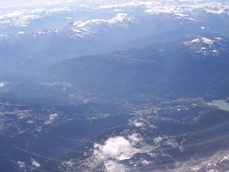 Whistler from 30000 feet
