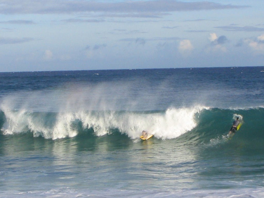 boogieboarding....SO hot right now