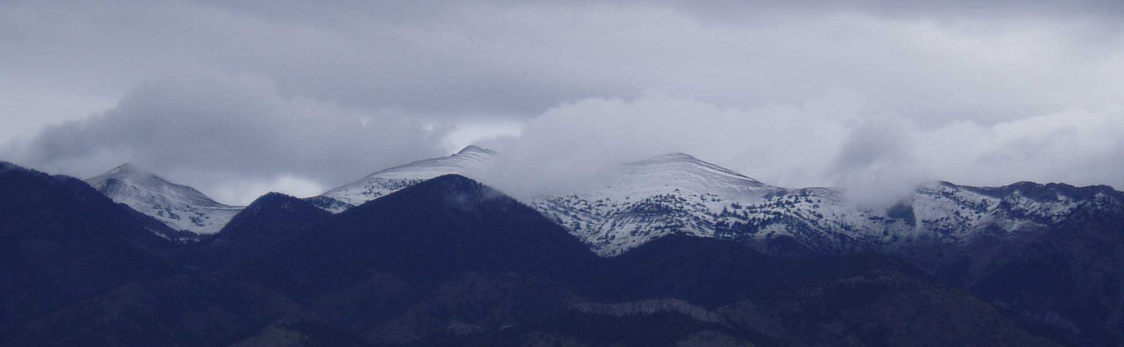 Sacajawea Peak, first snow of the season!
