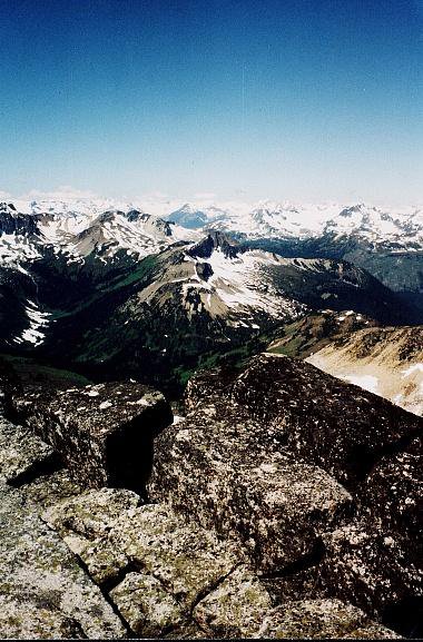 view of mountains below and afar