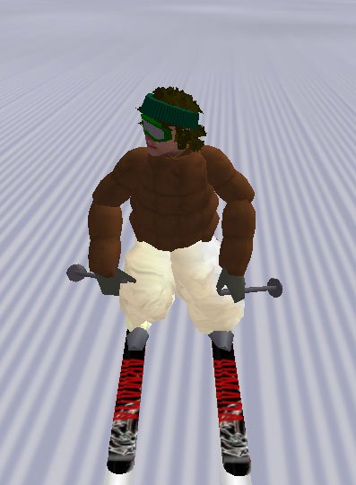 jibberish skier