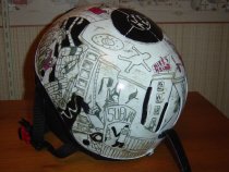 my helmet i did back left