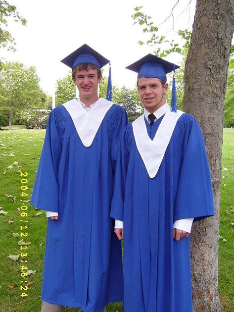 Graduation Day!!! Tom & Alec