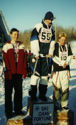 old aerials photo from 1999, jordon monk is 1st and jon is second place