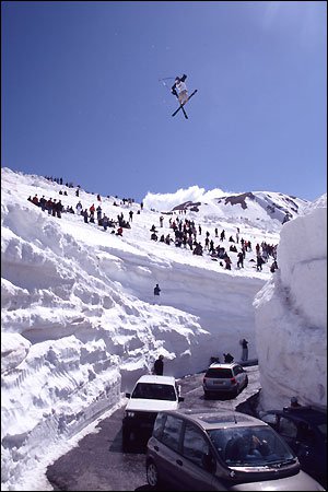 road gap du Galibier