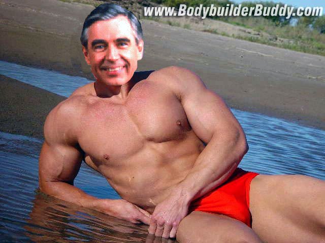 Photoshop of Mr. Rodger's Hot Bod