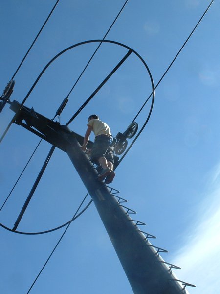 Climbin' The Lift Tower