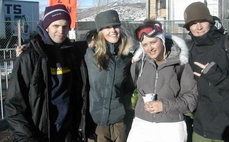 Me, Sarah Burke, Hannah Epps, Karl