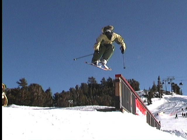 deck rail at mammoth 2 years back