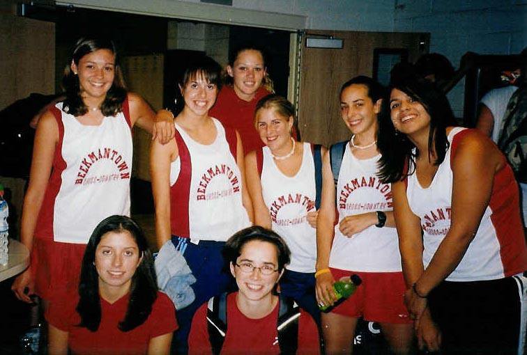 2004 girls xc team (I'm the one at the bottom on the left)