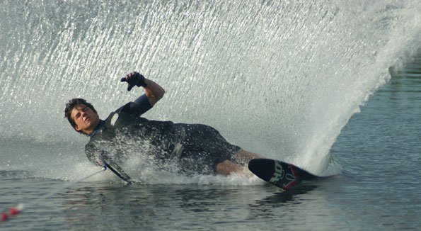 Another Waterskiing pic.  I didn't pull out of this turn