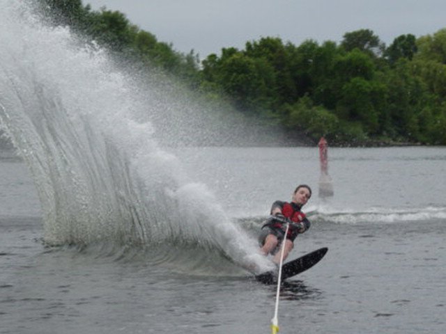 just giv'r...waterskiing