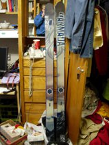 the new skis, and one messy dorm room