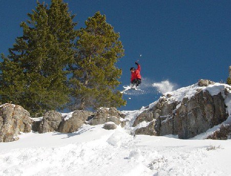 Nice day for the opening of Vail's backside. 12.11.04