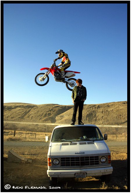 Moto X: Joe chillin on the van, while tyler is gapping over it(verycool)
