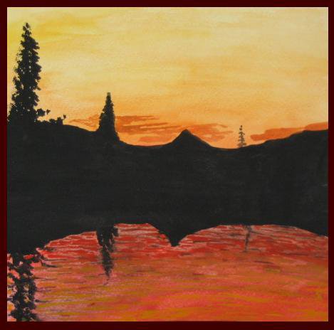 Sick Sunset Water Color Side 1
