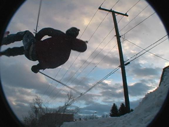 Bio 3 on parking lot quarter pipe