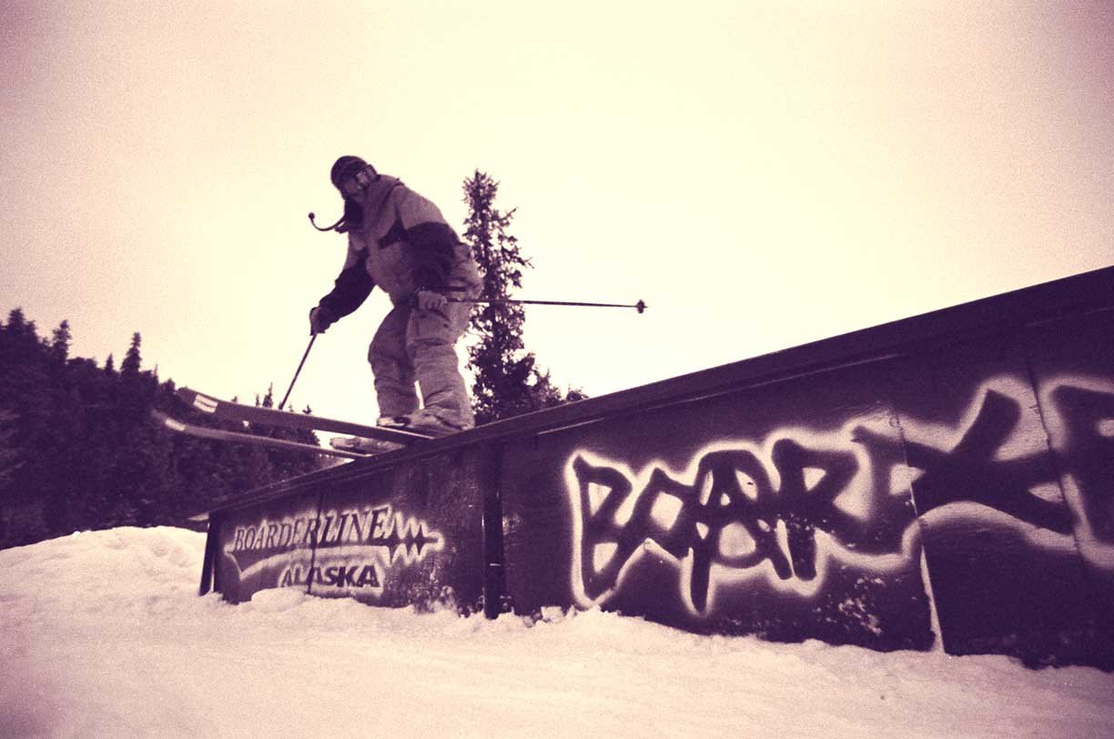 Slinding a rail