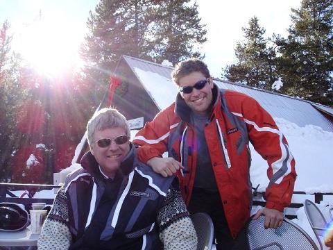 My dad and cousin at Crested Butte