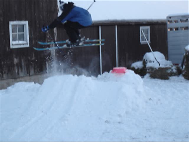 Sweet jump, I got like 3 feet of air