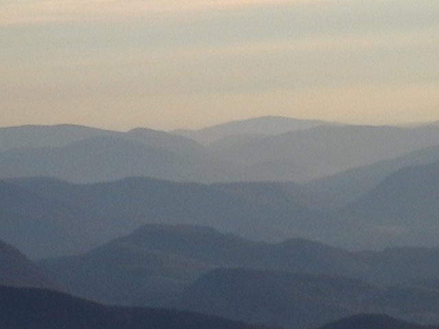 view from the top of mt. mansfield