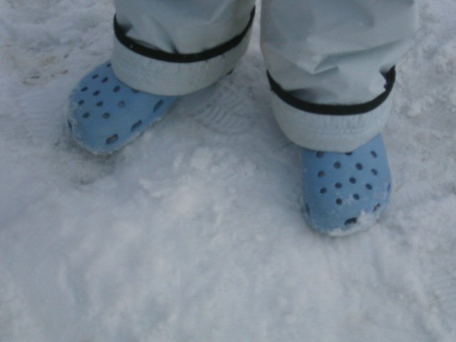 my shoes....wasnt such a good idea to wear them since we got 8 inches that night