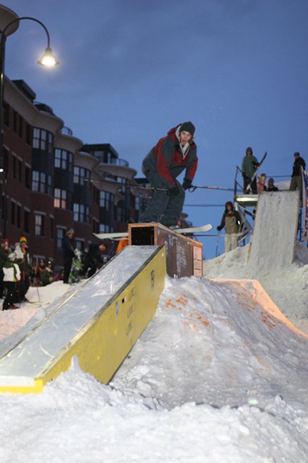 Siver Steve at the Burlington Rail Jam