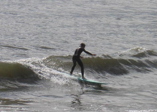 My First Time surfing, and the first wave i caught