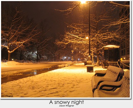 A Snowy Night