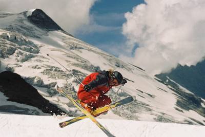 This summer in  Tignes half pipe.