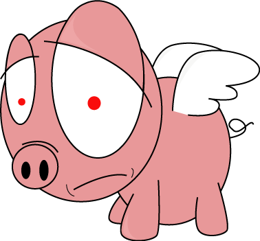 got bord so i made a pig