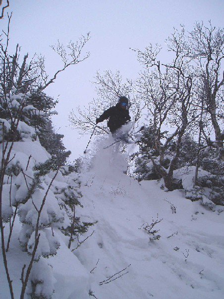 Boosting off a Sick Cliff in a Glade