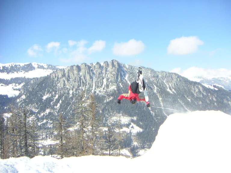 frontflip with nice background