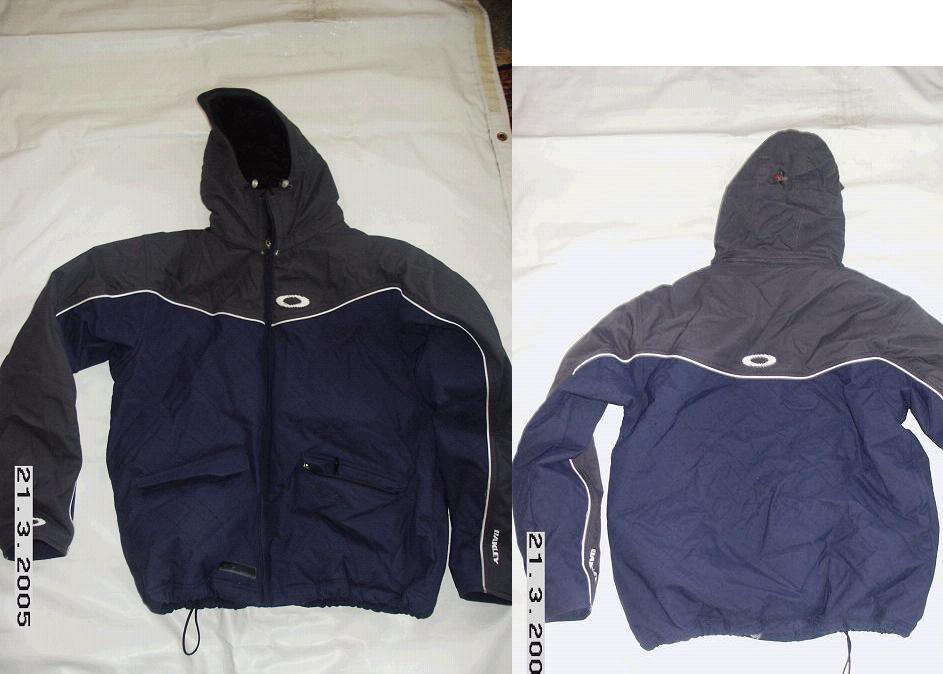 blue oakley jacket