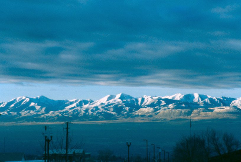 view from my dorms parking lot