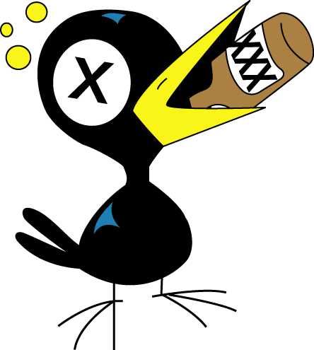 its chug-a-lug the bird i made