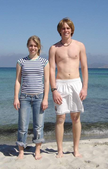 Henri and I in Corsica