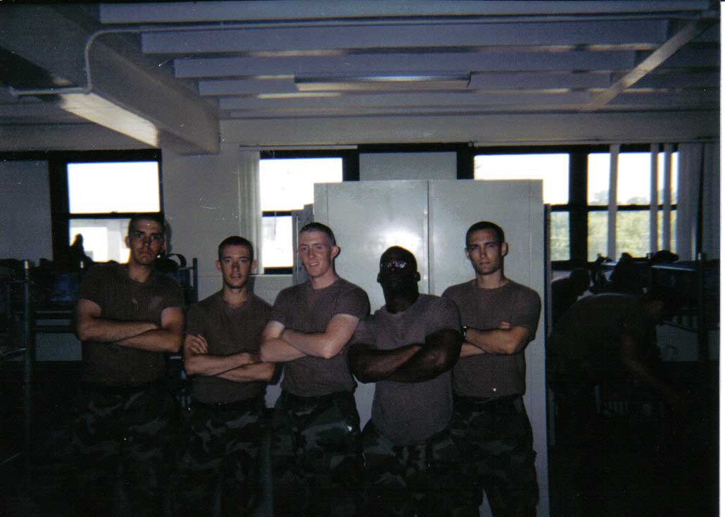 Me and some of my squad-End of basic training