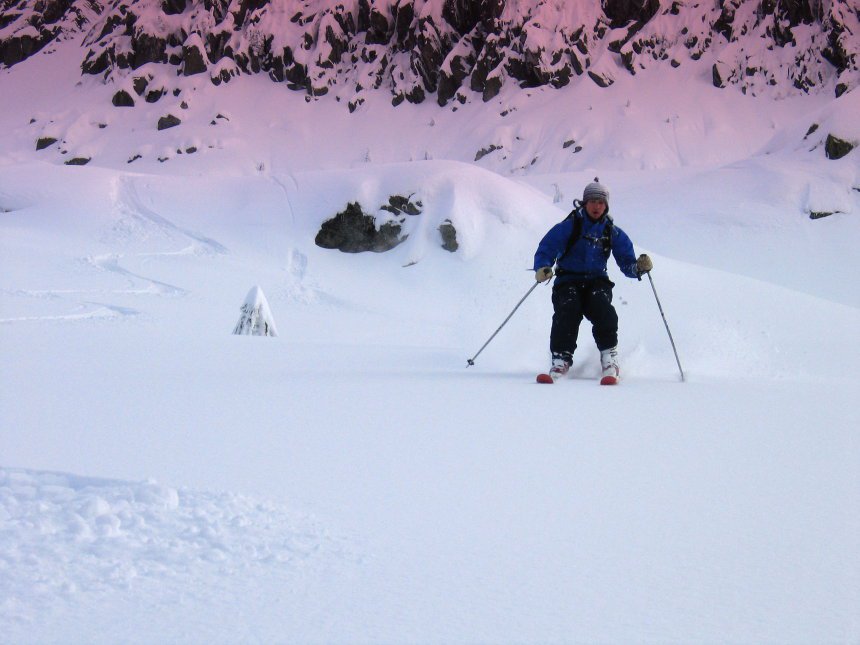 Skiing Mount Pilchuck