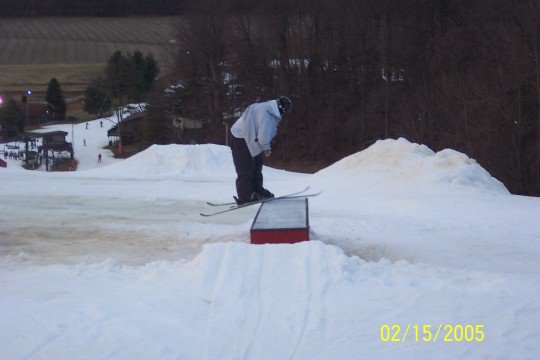 frontside on box