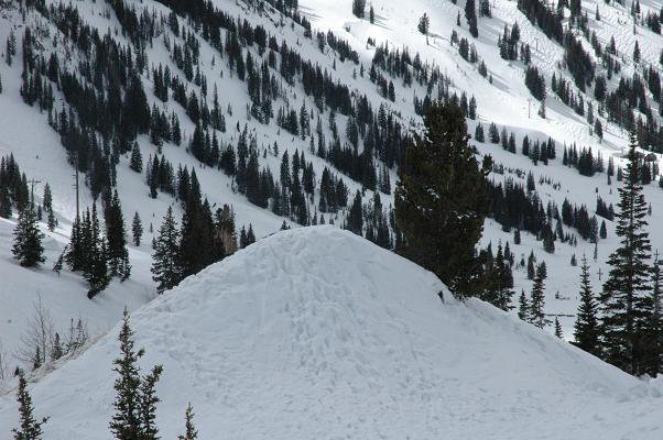 This is a shot of the landing of Chad's Gap