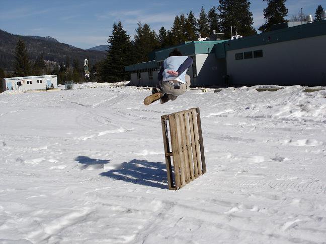 freestyle running -- bio 3 over pallet