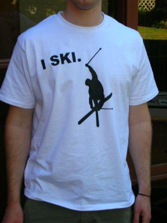 Skiing T-Shirt I made