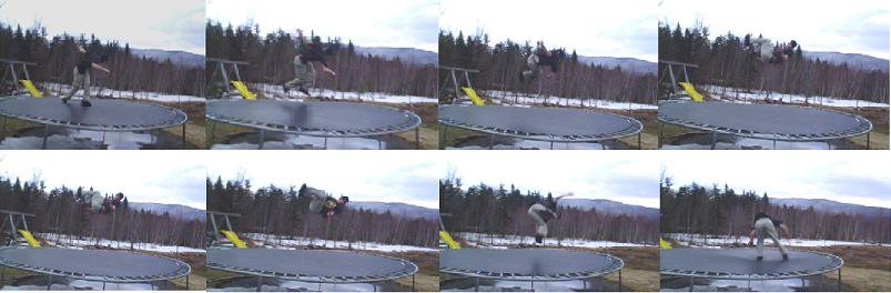 Cork 5 sequence on trampoline