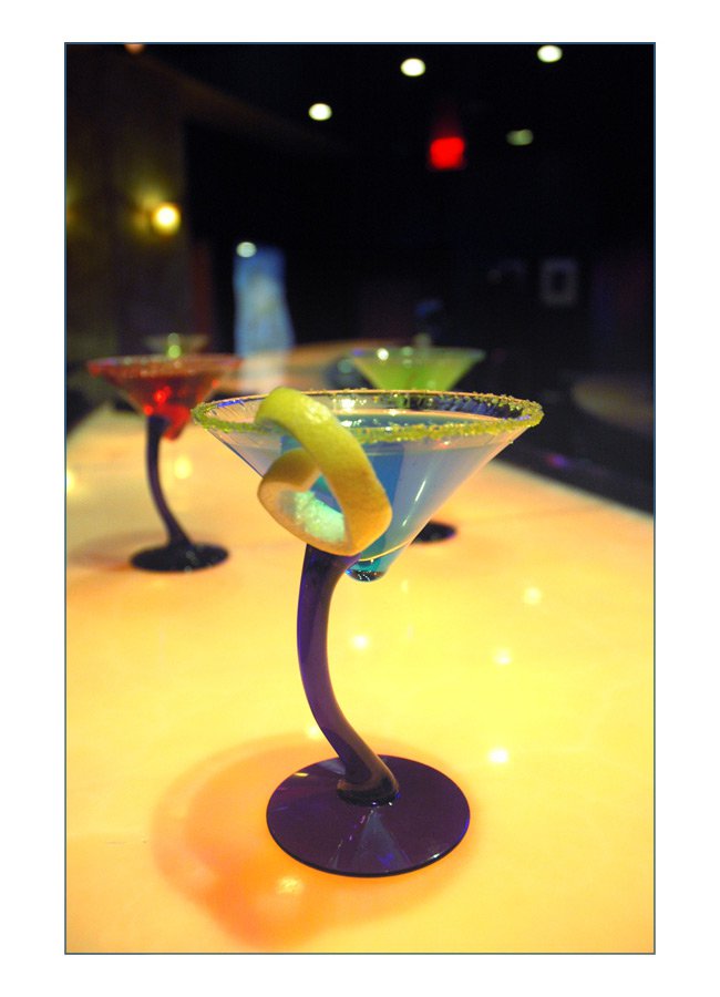 martini, commercial shoot i did for a bar