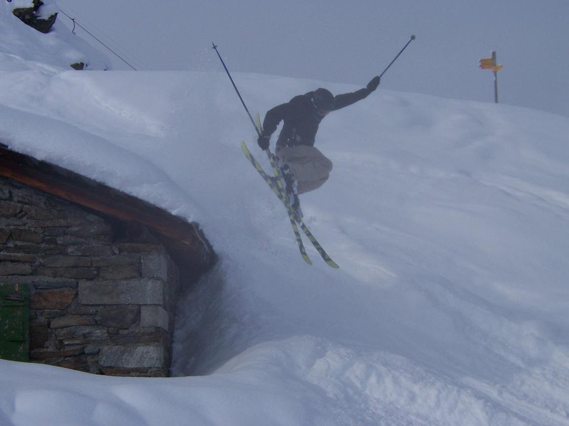 jump off a shed in switzerland