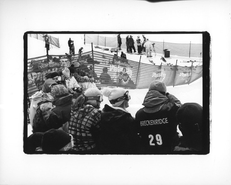 breck crowd during slopestyle comp