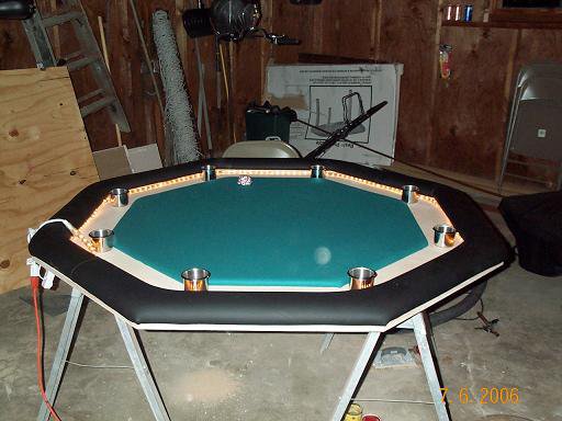 Poker table almost done #4